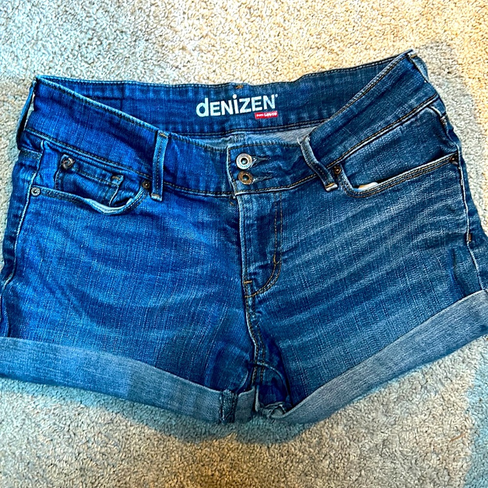 Denizen jean shorts with cuff
